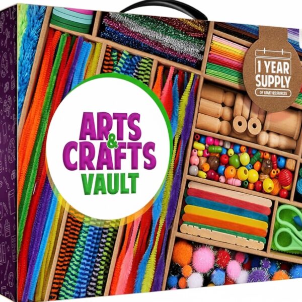 Complete Craft Supplies Kit for Kids - Fun DIY Projects for Ages 4-12