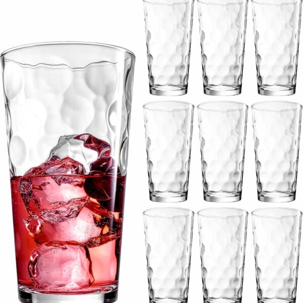 Elegant Highball Drinking Glass Set for Cocktails Everyday Use