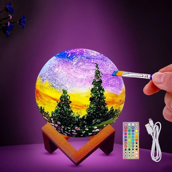 DIY Moon Lamp Painting Kit for Kids Ages 6-15