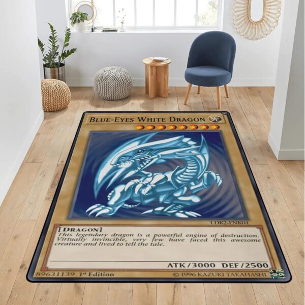 Anime Cartoon Area Rug 3D Print, Non-Slip Floor Mat for Kids Bedroom, Living Room, Playroom, 3.3' x 5'