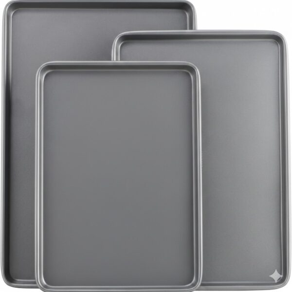 Nonstick Carbon Steel Baking Sheet Set 3 Sizes
