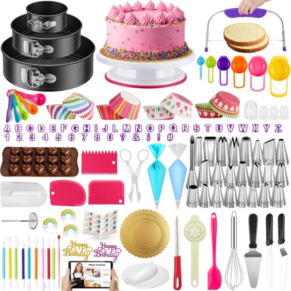 Comprehensive Seven Hundred Piece Professional Cake Decorating Supplies Kit