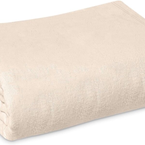 Cotton Blended Patient Bath Blanket, Lightweight Thermal Bed Sheet