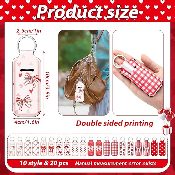 Valentine lipstick holder keychains: - Image 2