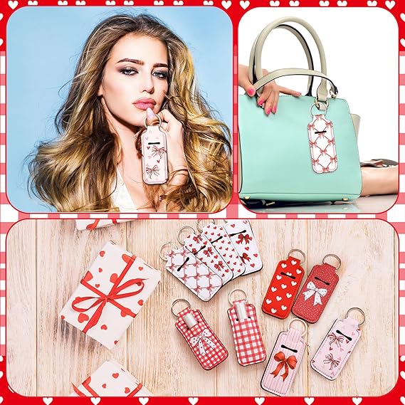 Valentine lipstick holder keychains: - Image 3