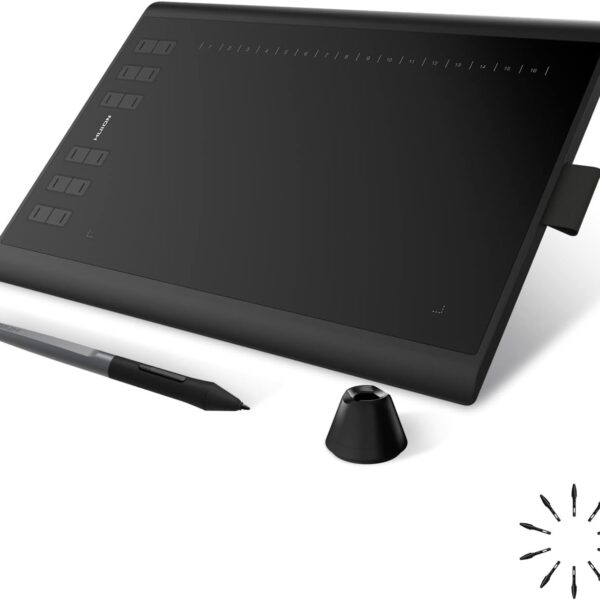 Inspiroy H1060P Graphics Tablet, 8192 Pressure Stylus, 12 Hot Keys, 10×6.25″