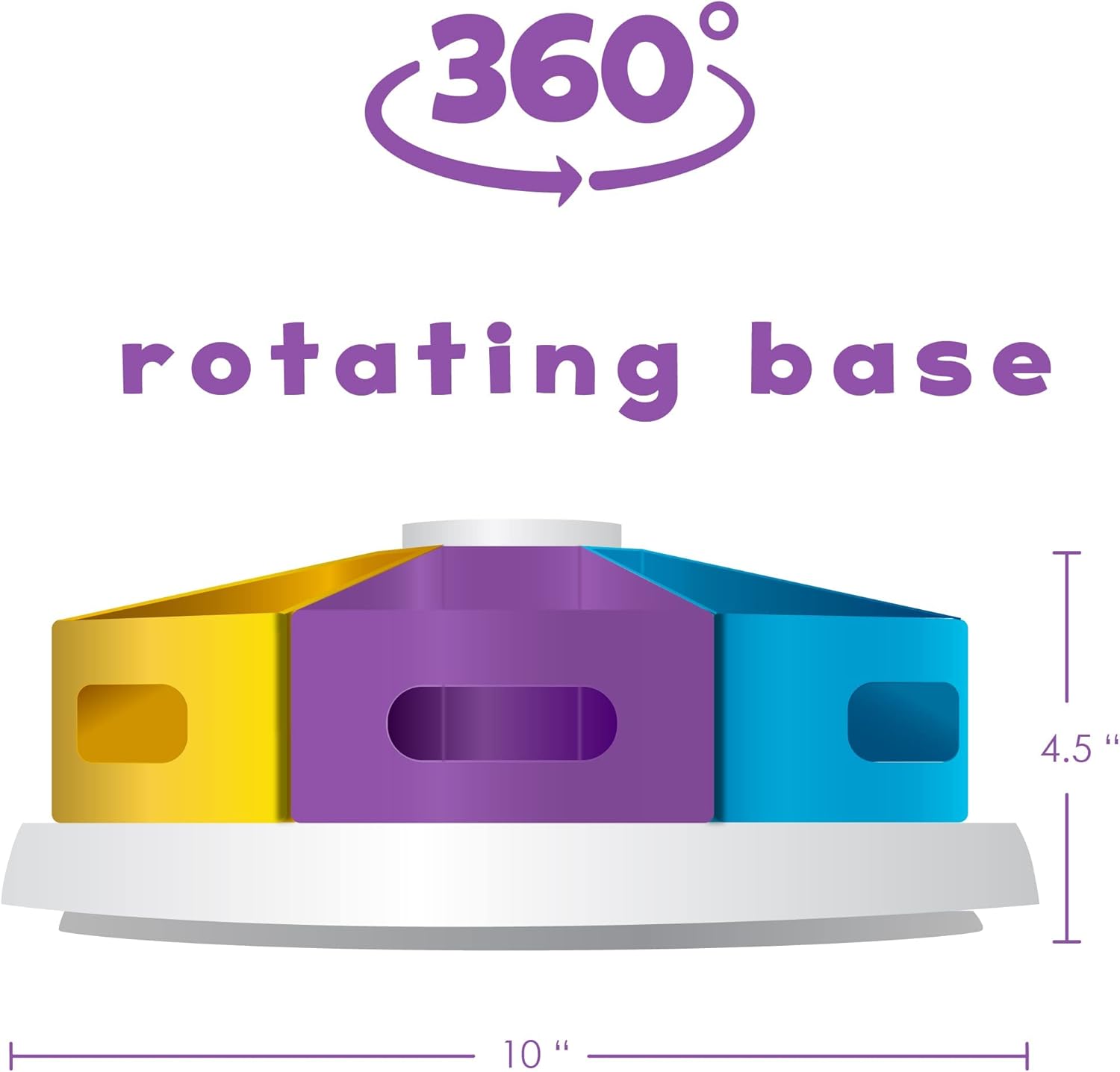 Rotating Art Supply Organizer Caddy, Crayon, Marker & Pencil Storage - Image 3