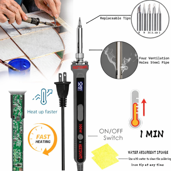 Complete Stained Glass Crafting Kit with Essential Tools and Supplies